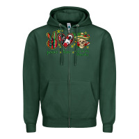 Sports Green Peace love dia de los muertos Mexico Zipper Hoodie - HowdyJamesFarm