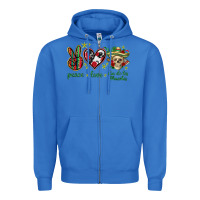 True Royal Peace love dia de los muertos Mexico Zipper Hoodie - HowdyJamesFarm