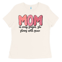 Bone mom in every season, she shines with grace Ladies Tee - MaliasSmallBusiness