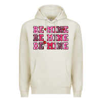 Oatmeal Heather be mine Premium Hoodie - OliviaCreatesArt