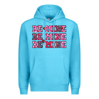 Ocean Blue be mine Premium Hoodie - OliviaCreatesArt