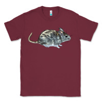 Burgundy packrat aka, woodrat Classic Tee - LillyAllenDesigns