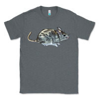 Charcoal Heather packrat aka, woodrat Classic Tee - LillyAllenDesigns