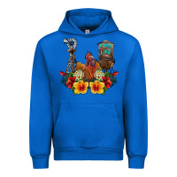 Cobalt farm life rooster Urban Hoodie - SublimationCraftShop