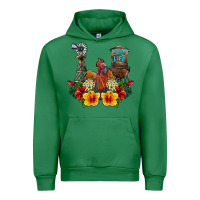 Emerald farm life rooster Urban Hoodie - SublimationCraftShop