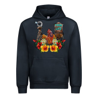 Navy farm life rooster Urban Hoodie - SublimationCraftShop