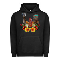 Pigment Black farm life rooster Urban Hoodie - SublimationCraftShop
