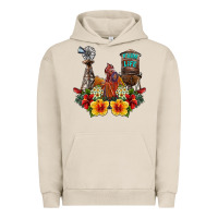 Pigment French Oak farm life rooster Urban Hoodie - SublimationCraftShop