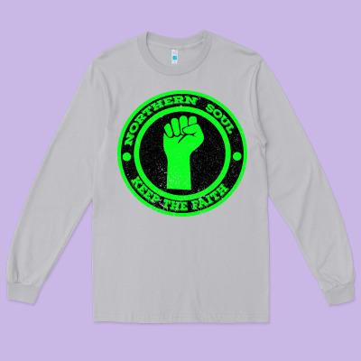 Northern Soul Keep The Faith Long Sleeve Tee Designed By Bettercallsaul