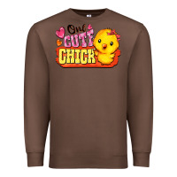 Chestnut one cute chick Premium Sweatshirt - FaDigitalArtStudio