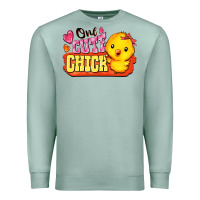 Seafoam one cute chick Premium Sweatshirt - FaDigitalArtStudio