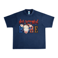 Navy Western Star Spangled Baby Cow Urban Heavy Tee - LillyAllenDesigns