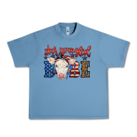 Pebble Blue Western Star Spangled Baby Cow Urban Heavy Tee - LillyAllenDesigns