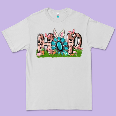 Hop Rabbit Premium Tee Designed By Maliassmallbusiness