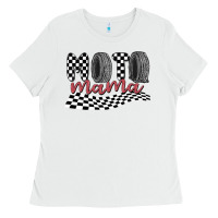 White moto mama Ladies Tee - MaliasSmallBusiness