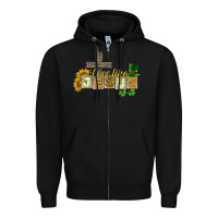 Black Love like Jesus St. Patrick's Zipper Hoodie - CowGirlArtShop
