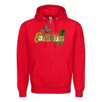 Red Love like Jesus St. Patrick's Zipper Hoodie - CowGirlArtShop