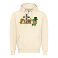 Sandshell Love like Jesus St. Patrick's Zipper Hoodie - CowGirlArtShop