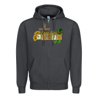 Smoke Love like Jesus St. Patrick's Zipper Hoodie - CowGirlArtShop