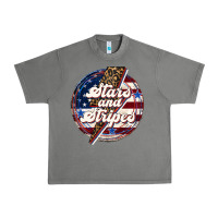 Tornado Western Stars and Stripes 4th of July Urban Heavy Tee - LillyAllenDesigns