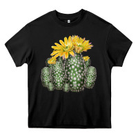 Black texas rainbow cactus Heavy Core Tee - LillyAllenDesigns