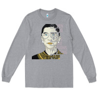 Heather Grey RBG Ruth Bader Ginsburg Women Belong In All Places Long Sleeve Tee - Bettercallsaul