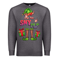 Charcoal Heather im the shy elf elf Premium Sweatshirt - FaDigitalArtStudio