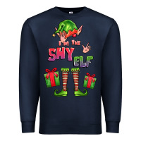 Navy im the shy elf elf Premium Sweatshirt - FaDigitalArtStudio
