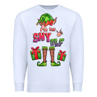 White im the shy elf elf Premium Sweatshirt - FaDigitalArtStudio