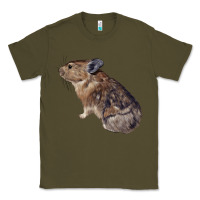 Army Green pika Classic Tee - LillyAllenDesigns