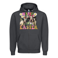 Smoke Happy Easter Heifers Easter Day Zipper Hoodie - CowGirlArtShop