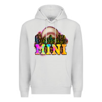 Dove Grey baseball mini Premium Hoodie - OliviaCreatesArt