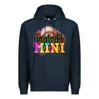 Navy baseball mini Premium Hoodie - OliviaCreatesArt
