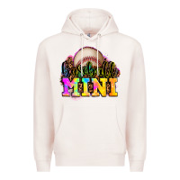 Pale Pink baseball mini Premium Hoodie - OliviaCreatesArt