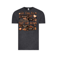 Vintage Black we can be different on the outside but we have the Vintage Tee - LillyAllenDesigns