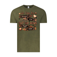Vintage Olive we can be different on the outside but we have the Vintage Tee - LillyAllenDesigns