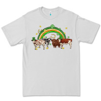 Dove Grey cow st patrick days Premium Tee - MaliasSmallBusiness
