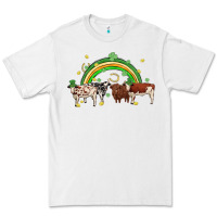 White cow st patrick days Premium Tee - MaliasSmallBusiness