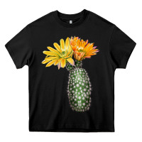 Black texas rainbow cactus Heavy Core Tee - LillyAllenDesigns