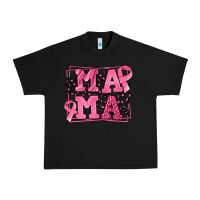 Black Breast Cancer Awareness mama Urban Heavy Tee - LillyAllenDesigns