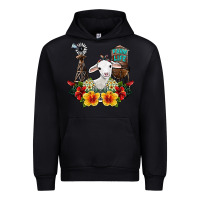 Black farm life sheep Urban Hoodie - SublimationCraftShop