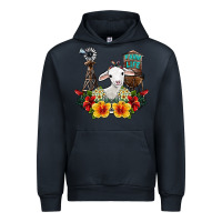 Navy farm life sheep Urban Hoodie - SublimationCraftShop