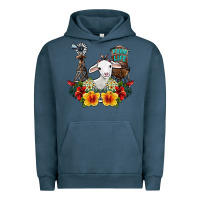 Pigment Midnight Navy farm life sheep Urban Hoodie - SublimationCraftShop