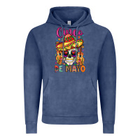 Vintage Denim cinco de mayo Vintage Hoodie - LillyAllenDesigns