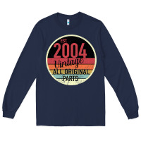 Navy 15th Birthday gift Vintage 2004 Long Sleeve Tee - Bettercallsaul