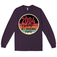 Plum 15th Birthday gift Vintage 2004 Long Sleeve Tee - Bettercallsaul