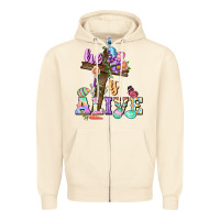 Sandshell He is alive Easter Day Zipper Hoodie - CowGirlArtShop