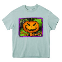 Arona Happy Halloween Pumpkin Heavy Core Tee - Jasminsmagicworld