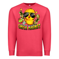 Cardinal chick magnet Premium Sweatshirt - FaDigitalArtStudio