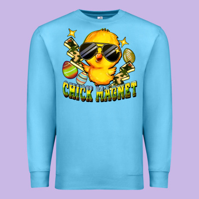 Chick Magnet Premium Sweatshirt Designed By Fadigitalartstudio